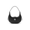 New CHARLES&KEITH PU Crescent Bag, Shoulder Bag Small Women's Noir Black/Chalk White/Cognac Light Umber/Pewter Tin Gray CK2-50271205