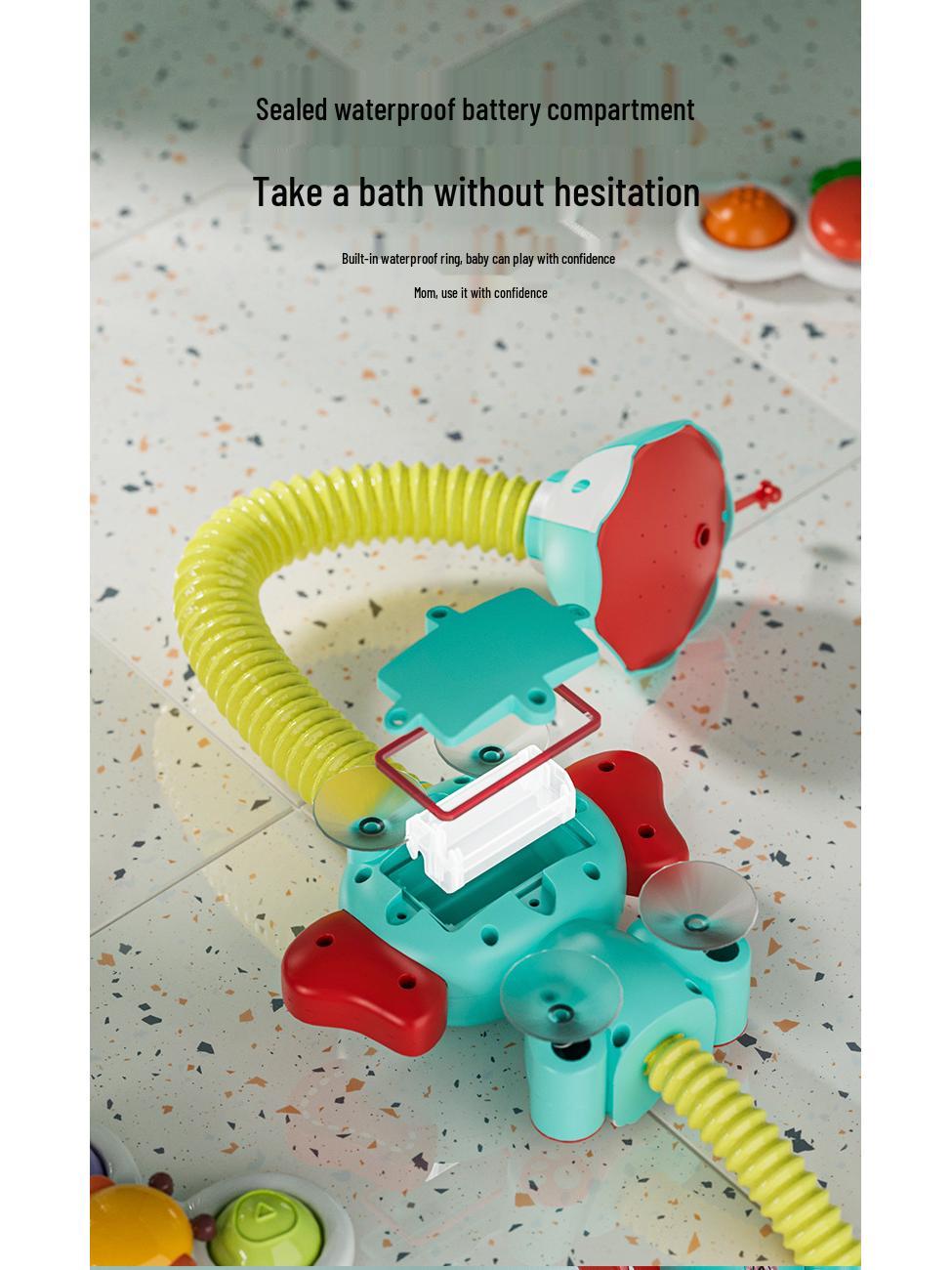 

Электрический слон, брызгающий водой, игрушка для ванной для детей