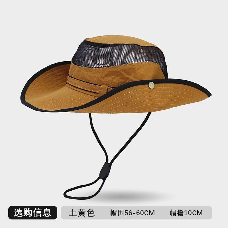 Sun Hats for Men Women Fishing Hat UPF Protection Wide Brim Bucket Hat Breathable Quick-Dry Water Rapellent Outdoor Hiking Beach Travel Summer Hats