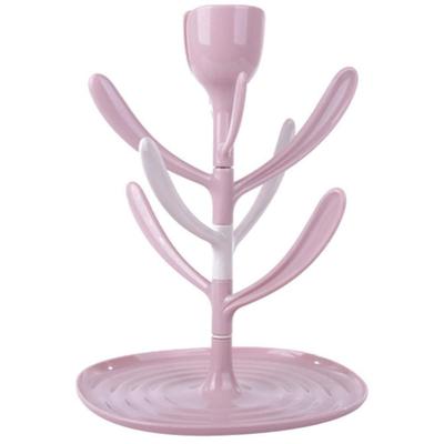 G-MODELL Baby Bottle Drying Rack, Plastic (Pink)