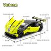 1/32 Scale Aston Martin VULCAN Simulation Car Model Metal Diecasts & Toy Vehicles Alloy Decoration Sound Light Metal Man Aston Boy Children Gift