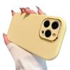 The Fine-hole Chubby Girl Is Suitable for Ip16pro Electroplated Lens Phone Case, Apple 15/14 Matte 12 Solid Color Protective Case
