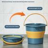 Foldable Water Bucket 5L Portable Thickened Plastic Collapsible Container for Outdoor/Home Use
