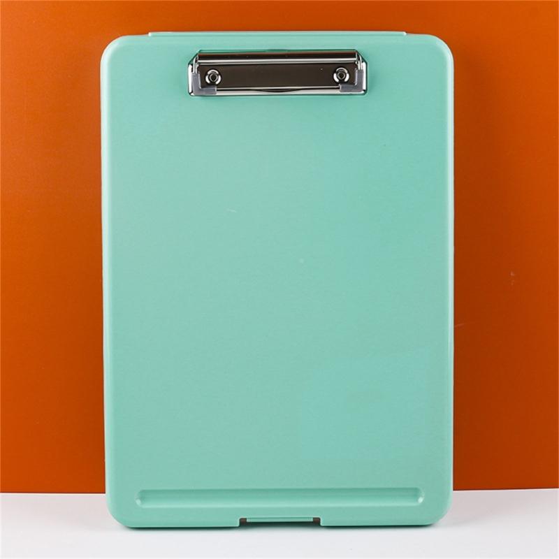 Dosar multifuncțional cu clipboard, organizator de fișiere impermeabil, cutie din plastic, bloc de scris pentru elevi, profesori și școli