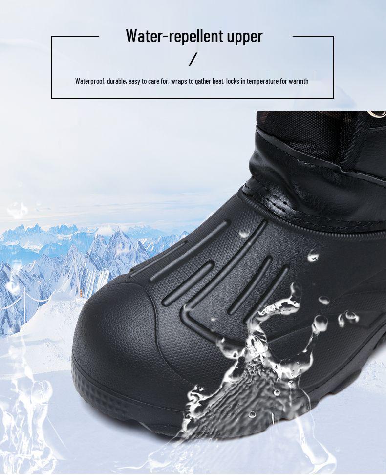 Nepromokavé zimní boty s velvetovou podšívkou: Pánské a dámské outdoorové rybářské a doručovací boty