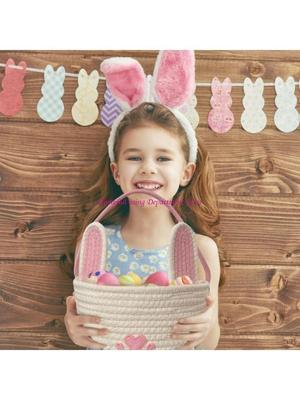 Multipurpose Easters Rabbit Designs Eggs Basket Adds Festival Charm To Any Easters Celebration or Special Gifts