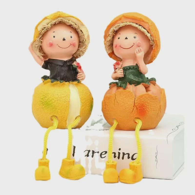 Pouting Pear Couple Hanging Ornament - Pastoral Home Décor Gift Series