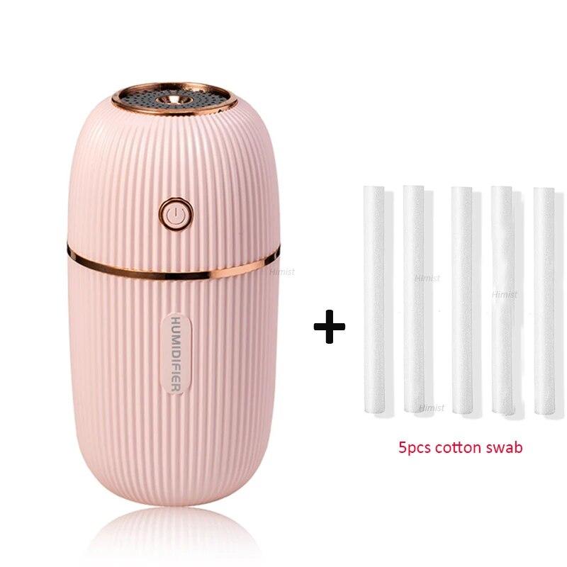 Umidificatore M 300ml Ultrasonico Usb Diffusore di Oli Essenziali Aromatici Lampada Notturna Colore Romantico Nebulizzatore Portatile
