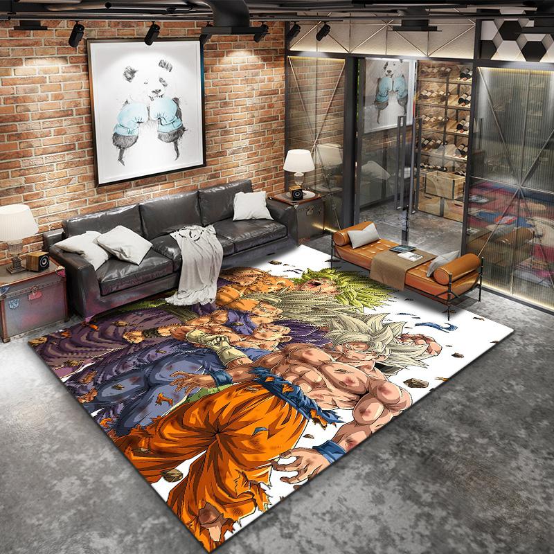 Dragon Ball Z Carpet Rug For Living Room Bedroom Home Sofa Decoration,kids Play Nonslip Floor Mat