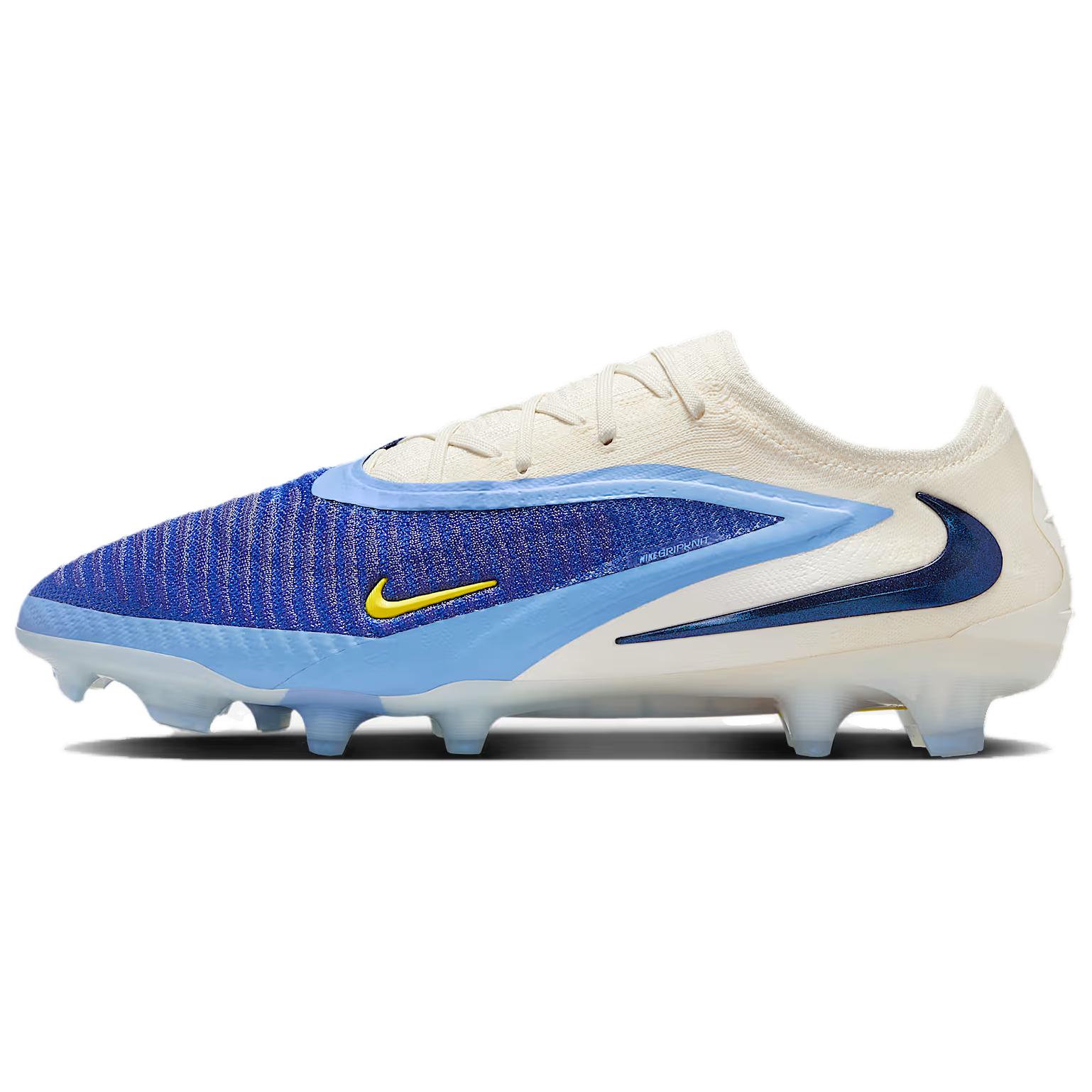 

Nike Abrasion Resistant Soccer Shoes Men s White Blue 40
