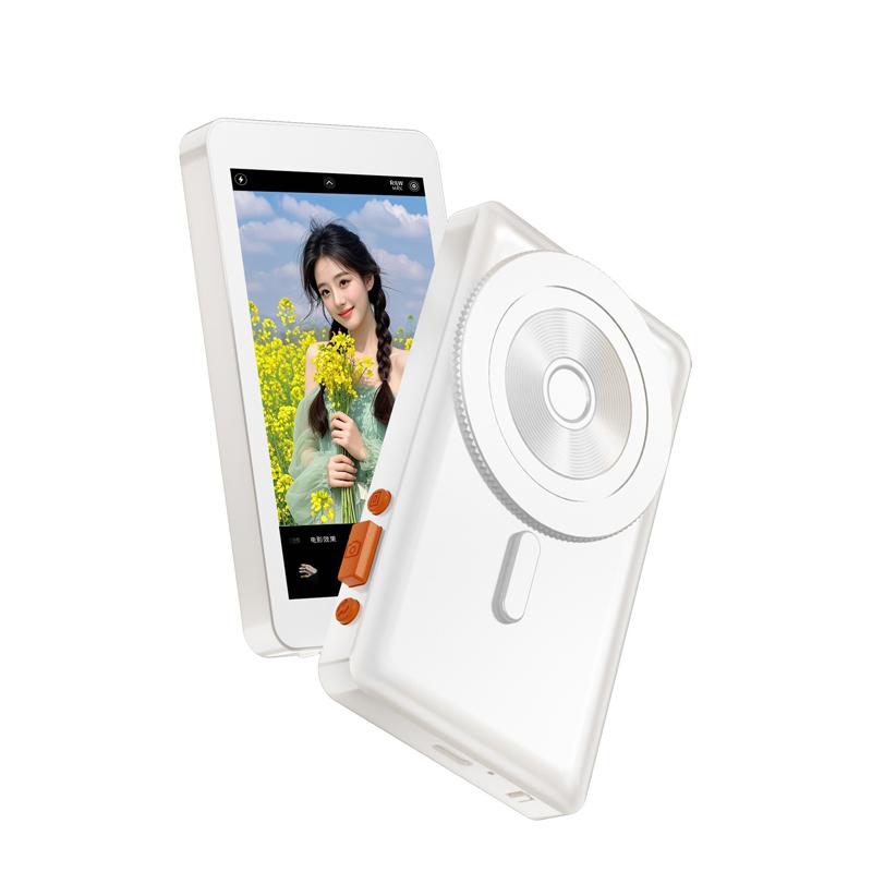 Smartphone Magnetic Monitor Screen Phone Rear Camera Selfie For Vlog Live Stream Video Recording Wireless Phone Screen Projector