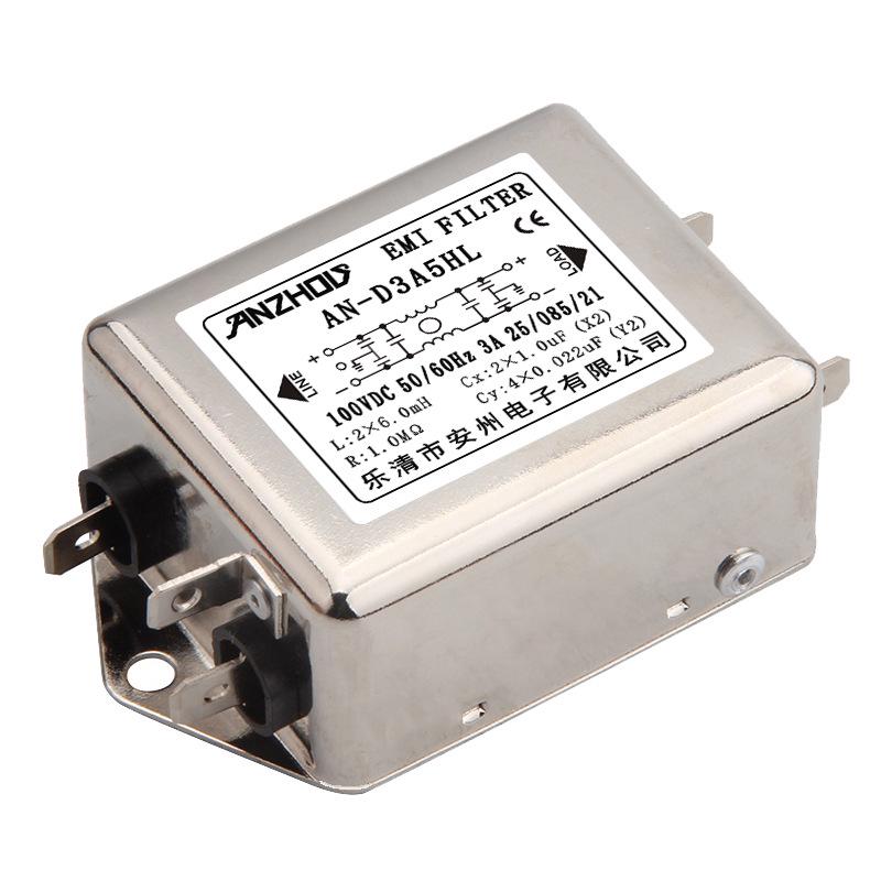 24V DC Filter AN-D Series: Models D1A5HL, D2A5HL, D3A5HL, D5A5HL