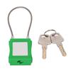 Lockout Tagout Cable Locks 85mm Shackle Steel   Padlock with 2 Key for Equipment Maintenance