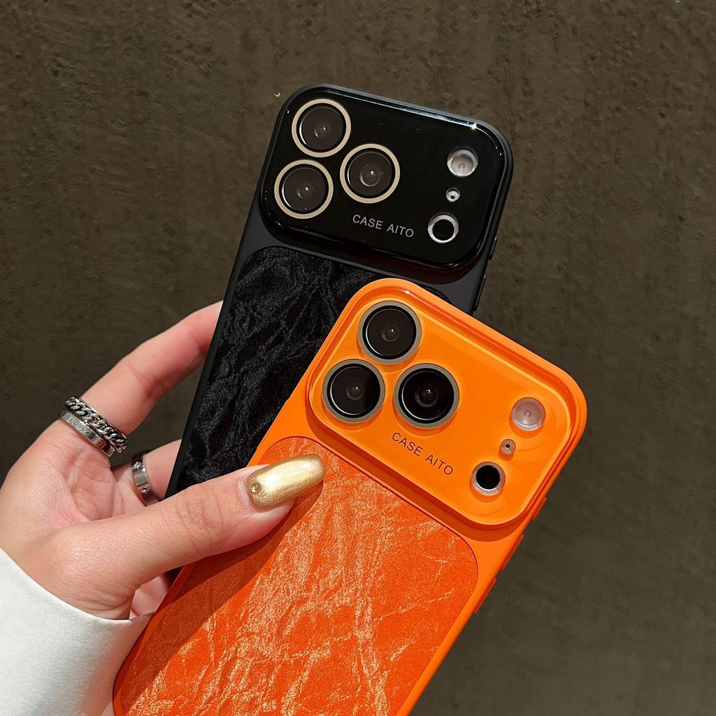 iPhone 17 Pro Max Snow Velvet Magnetic Case with Large Window & Drop-Proof Protection