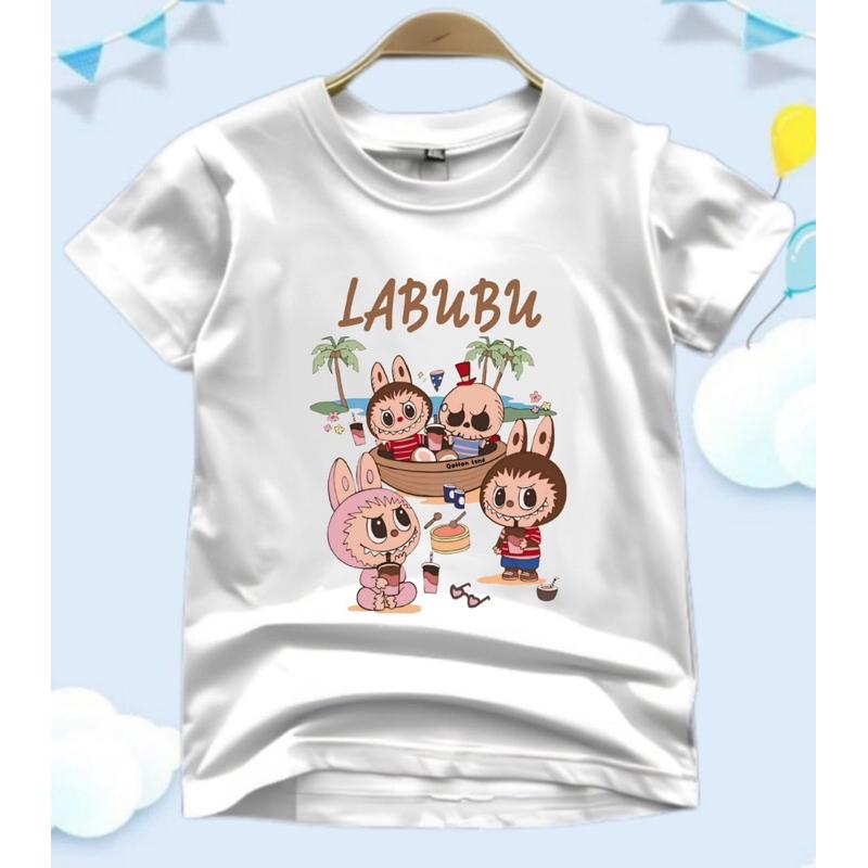 Virus Labubu Beach Children's T-shirt