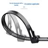 Reusable Nylon Cable Ties with Fixing Base