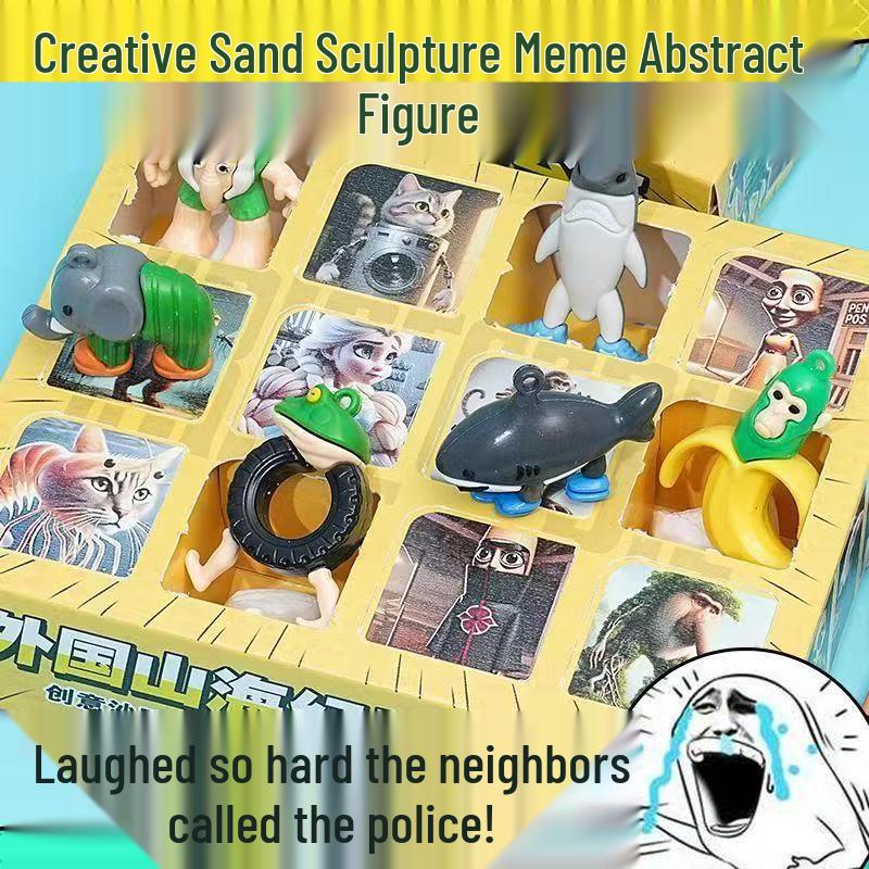 Creative Shan Hai Jing Blind Box: 12-Hole Cartoon DIY Doll Gift