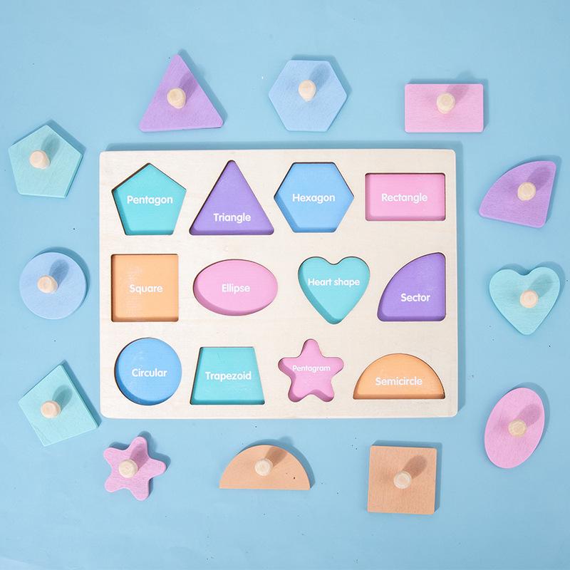 Handheld Montessori Magnetic Shape Sorter Puzzle for Children's Intellectual Development