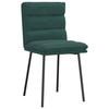 VidaXL Dining Chairs Set of 6 Dark Green Velvet 3315654