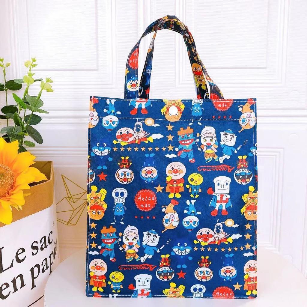 Pokonyan Chan Shin Cartoon Lunch Box Bag With Multipurpose Storage For Use Daily