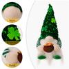 Holiday Decorations Lrish Festival Decoration Green Rudolph Doll Faceless Doll