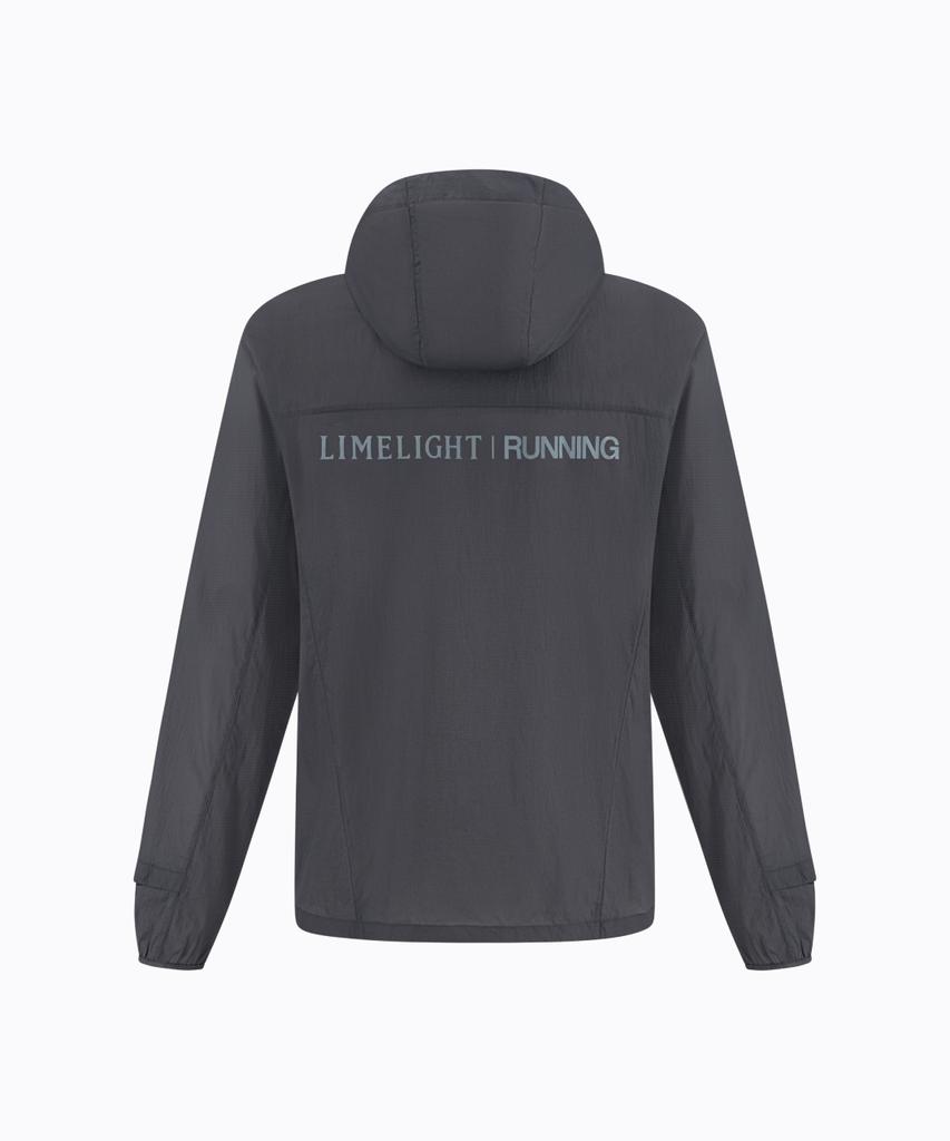Limelight Apparel Athlete Ripstop Running Windbreaker (Charcoal/Grey)