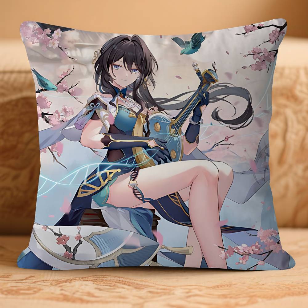 ANIME R-Ruan Mei Personalisiertes Bild Text Heimdekorative Kissen Haushaltsgeschenke 45x45cm
