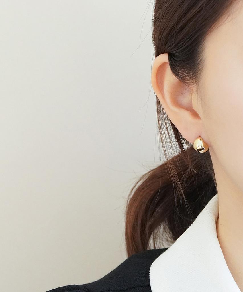 Alleun 10K 14K Ball Teardrop Gold Earrings Daily Bold