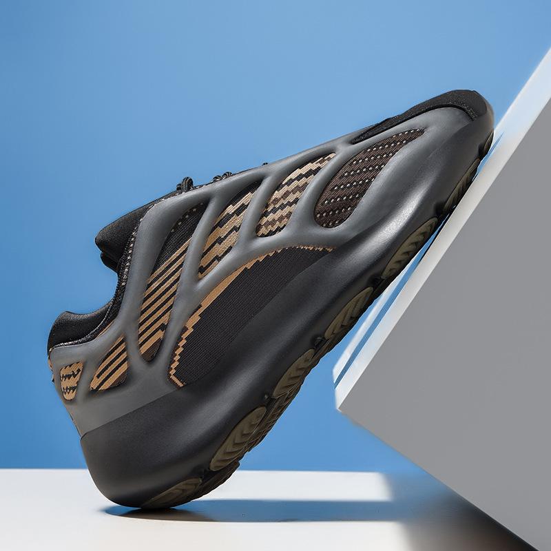 Coconut shoes spring, new casual dad shoes v special-shaped luminous casual sports shoes