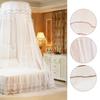 Breathable Round Canopy Lace Princess Style Mosquito Net Bed Curtain Netting