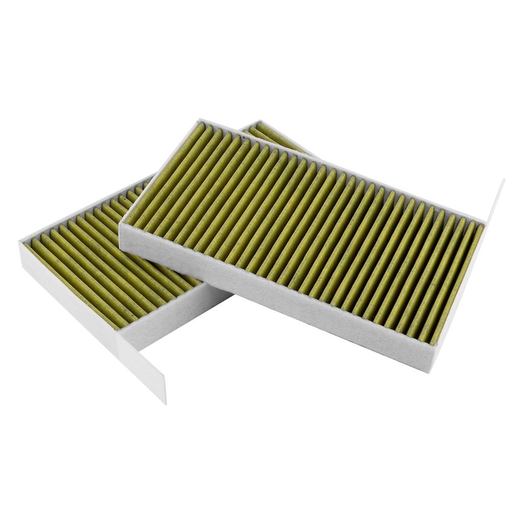 2 stücke Aktivkohle Kabine Luftfilter Reiniger Zubehör Fit für Tesla Modell 3 Modell Y 20192021