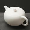 Dehua Mutton-fat Jade White Ceramic Teapot