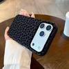 Black Polka Dots Silicone Phone Case For IPhone 17 Air 16 15 14 13 12 11 Pro Max 15 Pro 15 Plus 16e Shockproof TPU Soft Cover