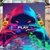 Cyberpunk Gaming Hero Office Rug Chair Mat, Entryway Carpet, Suitable for Front Door, Bedroom, Living Room, Desk, Holiday Gift