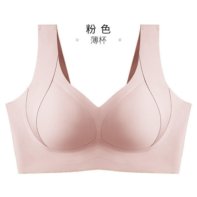 Plus Size Wireless Seamless Minimizer Bra For Women Side Support