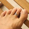 Orris Toe Ring, 925 Sterling Silver, Adjustable Size, Simple, Men's (Ethnic)