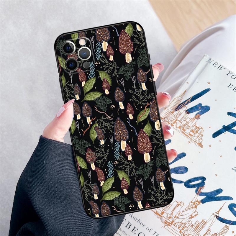 

mushroom forest Phone Case For iPhone 16 Pro Max 11 12 13 Mini 14 15 Pro Max 15 16 Plus XR 16e Cover Coque iPhone 15 Pro