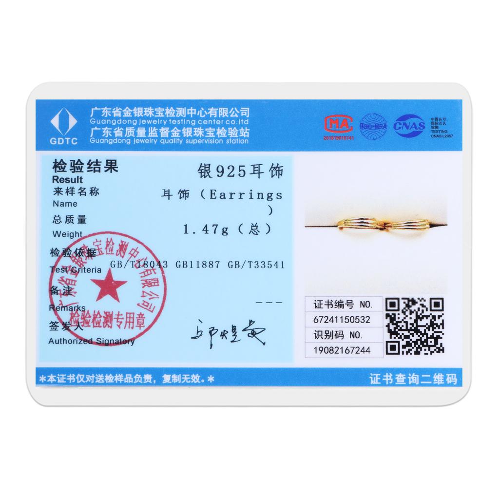 925 Sterling Silver Simple Gold U-shaped Earrings Jewelry Versatile Hoop Earrings for Women Jewelry Fine Birthday Party Gifts