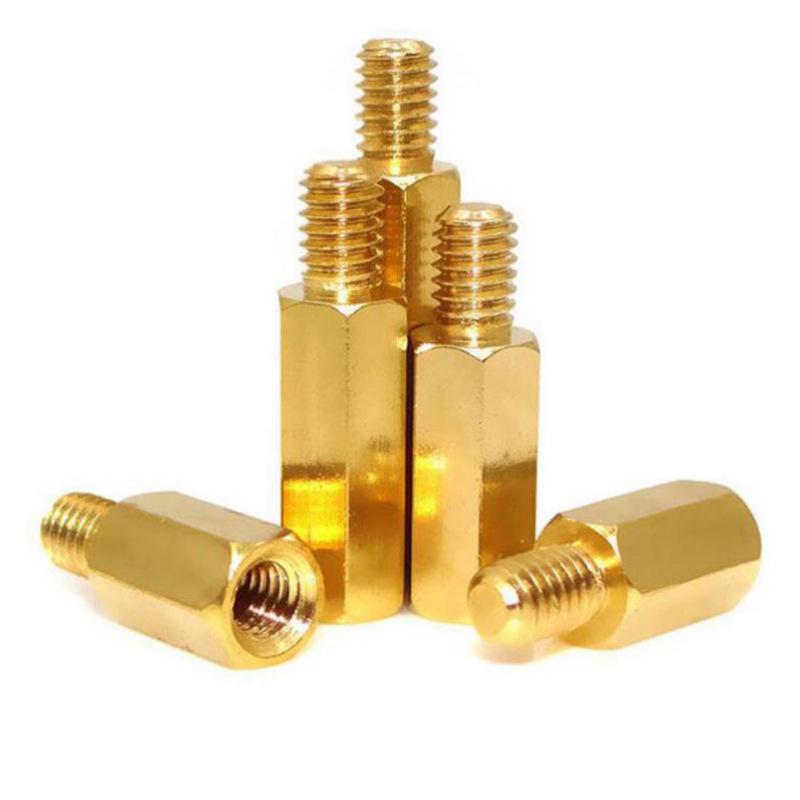 Hexagonal Copper Pillar M3+6 Motherboard Insulation Standoff