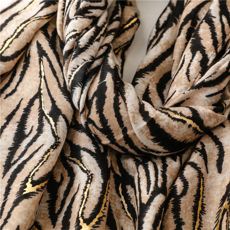 Women Scarf Bohemia Leopard Print Hijab Soft Shawls And Wraps Tessale Female Foulard Designer Pashmina Bandana Headscarf
