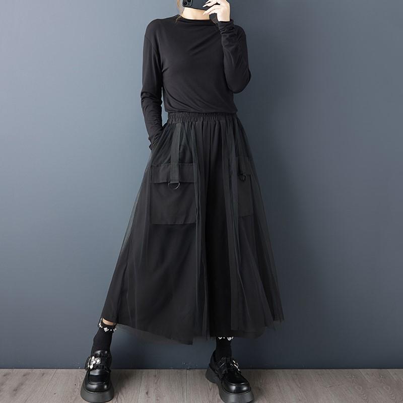 Plus Size Spring Summer Autumn High Waist Wide Leg Pants Women Loose Casual Trousers