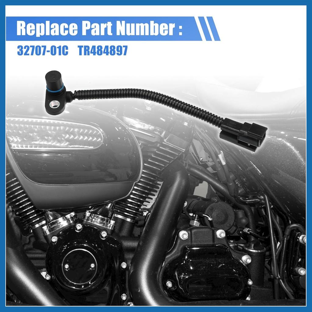 Crank Crankshaft Position Sensor for Harley Softail FXST for FLST Sportster XL Dyna 32707-01C TR484897 933-1001 Item Replacement