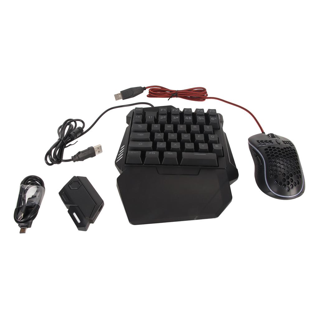 Keyboard Mouse Converter Turbo Function Wired Gaming Keyboard And Mouse and Converter Combo for PS