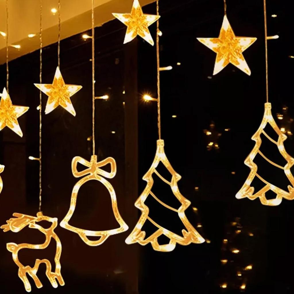 LED Curtain Light IP43 Water Resistant Romantic Decorative USB Curtain String Lamp for Bedroom Livin