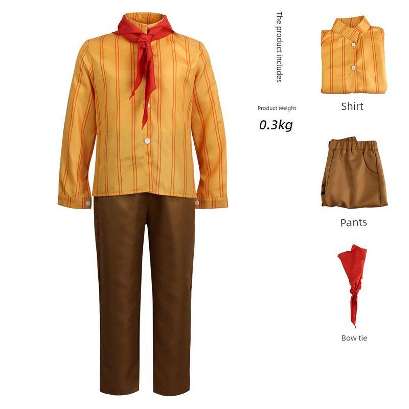 

Magic Full House Cosplay Costume Antonio Mareggio Cosplay Costume for Children and Adults Character Performance Antonio Shirt + Pants + Bow Tie XS