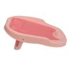 Pink Baby Bath Support, Klappbarer, herzförmiger Babybadewannenhalter