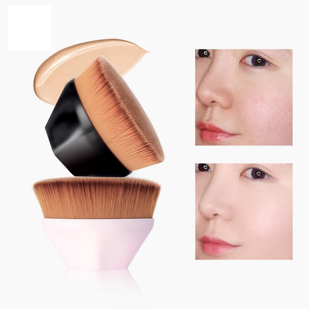 Six Corners Powder Makeup Brushes Cosmetic Hexagon No Trace Foundation Brush Make Up Brushes
