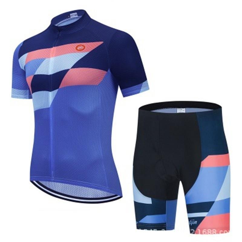 Cycling Clothes Short-sleeved Bicycles Men Women Quick-drying Breathable Mountain Bike Silicone Jacket Shorts Braces