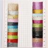 Non-Shedding Soft Glitter PU Leather Fabric Mirror Finish