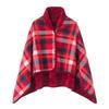 Dual-Purpose Warm Shawl Blanket - Double-Layer, Thick, Perfect for Office Naps or Lounging